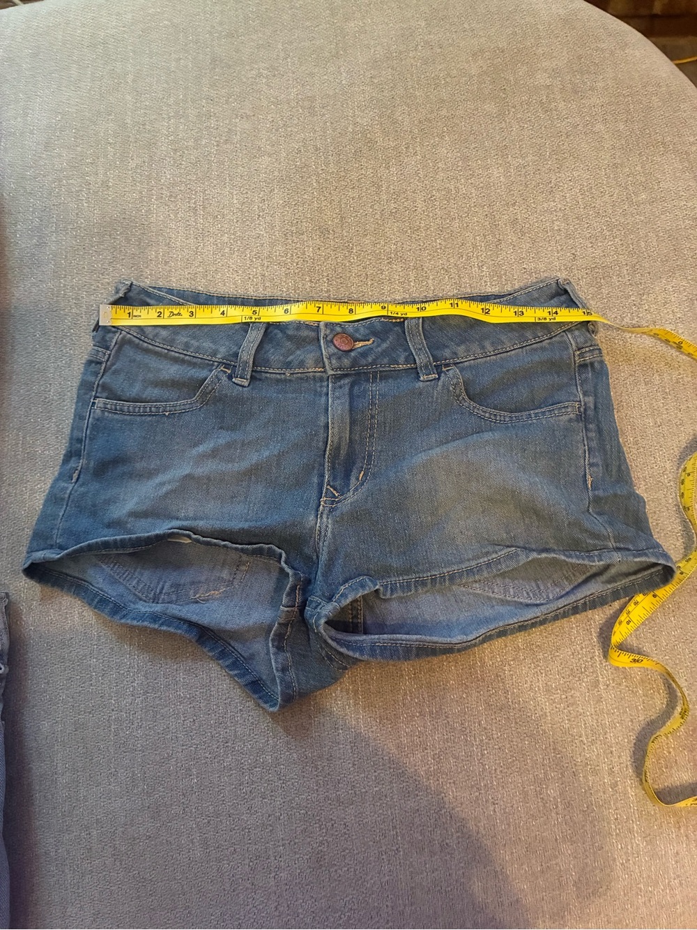 Women's Blue Denim Cutoff Jean Shorts